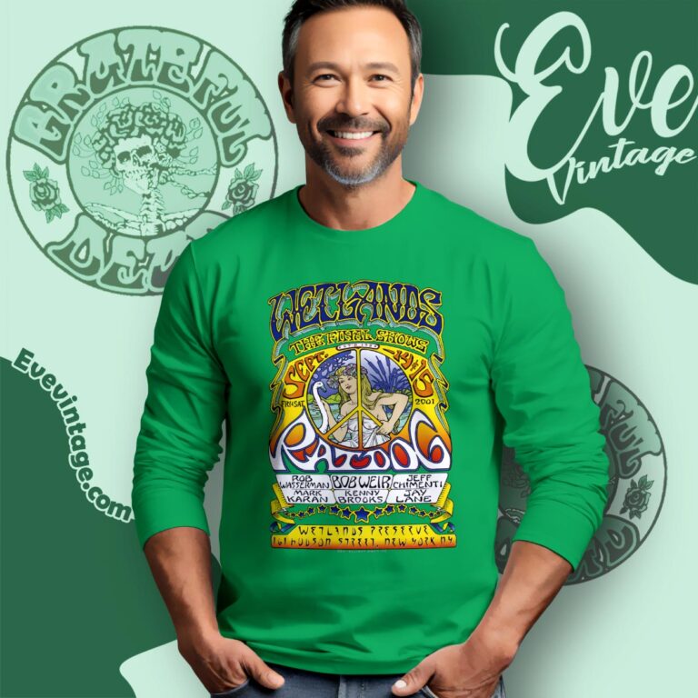 Ratdog Wetlands 2001 The Final Shows Shirt Long Sleeve Tee Ratdog Wetlands 2001 The Final Shows Shirt Long Sleeve Tee