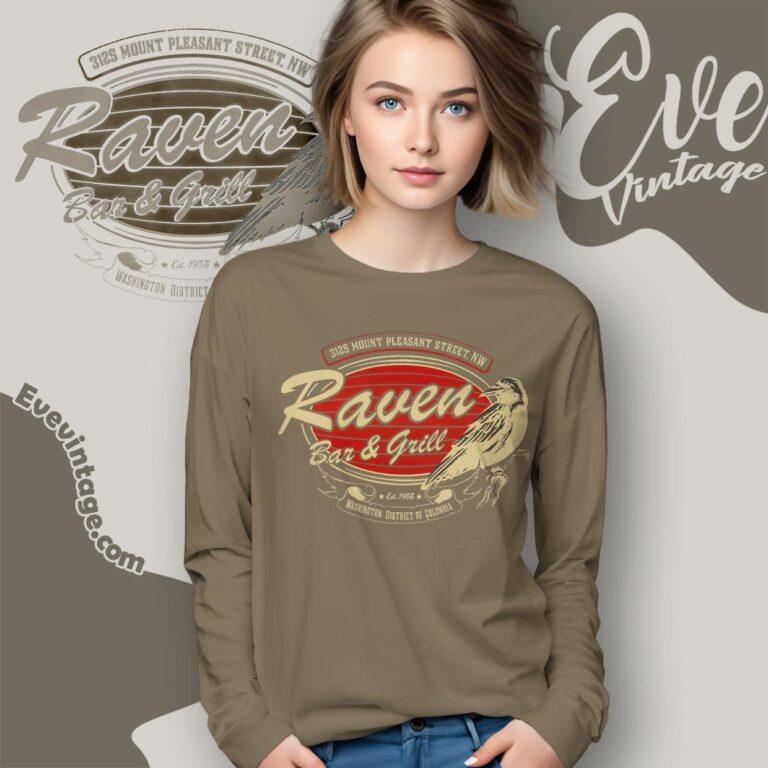 Raven Bar & Grill Shirt Dc Of Columbia Dive Bar Long Sleeve Tee Raven Bar & Grill Shirt Dc Of Columbia Dive Bar Long Sleeve Tee