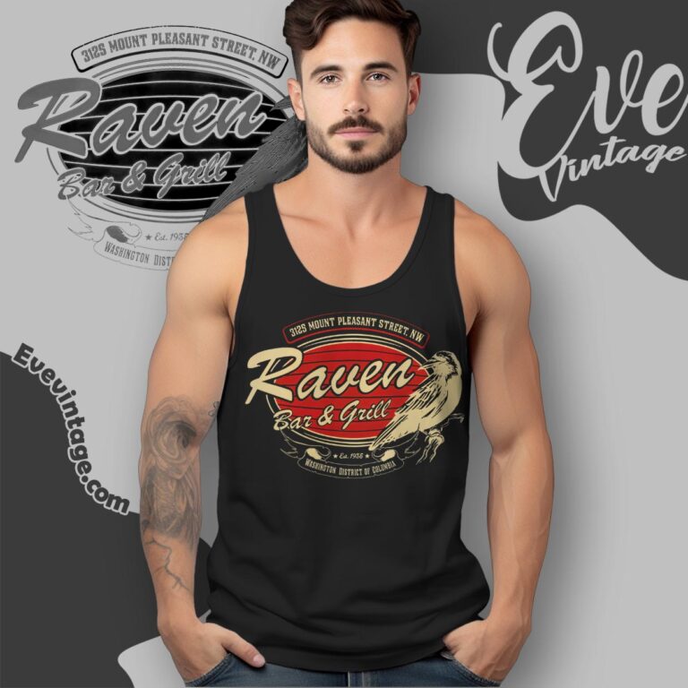 Raven Bar & Grill Shirt Dc Of Columbia Dive Bar Tank Top Racerback Raven Bar & Grill Shirt Dc Of Columbia Dive Bar Tank Top Racerback