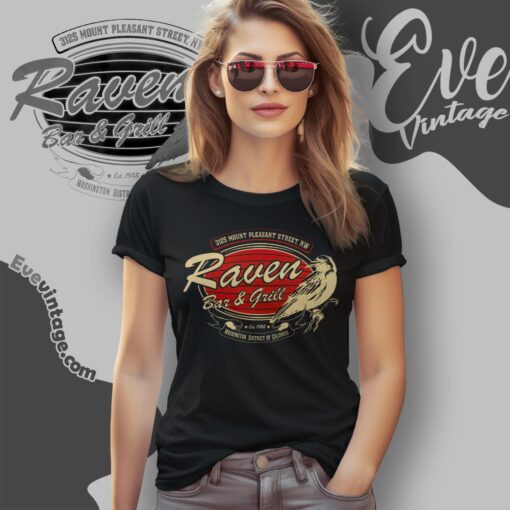 Raven Bar & Grill Shirt Washington DC Dive Bar
