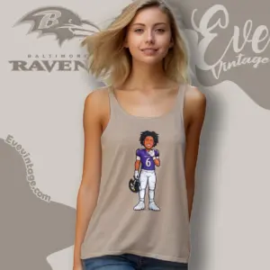 Ravens Jakobi Lane Youth Football Camp Tank Top Racerback