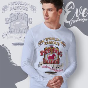 Red Dog Saloon Shirt Historic Juneau Ak Dive Bar Long Sleeve Tee