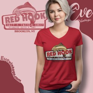 Red Hook Tavern Shirt New York Dive Bar V Neck TShirt