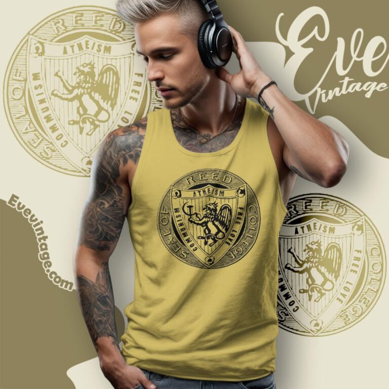 Reed College Seal Shirt Communism Atheism Free Love Tank Top Racerback Reed College Seal Shirt Communism Atheism Free Love Tank Top Racerback
