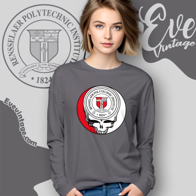 Rensselaer Polytechnic Institute Steal Your Face Grateful Dead Shirt Long Sleeve Tee Rensselaer Polytechnic Institute Steal Your Face Grateful Dead Shirt Long Sleeve Tee