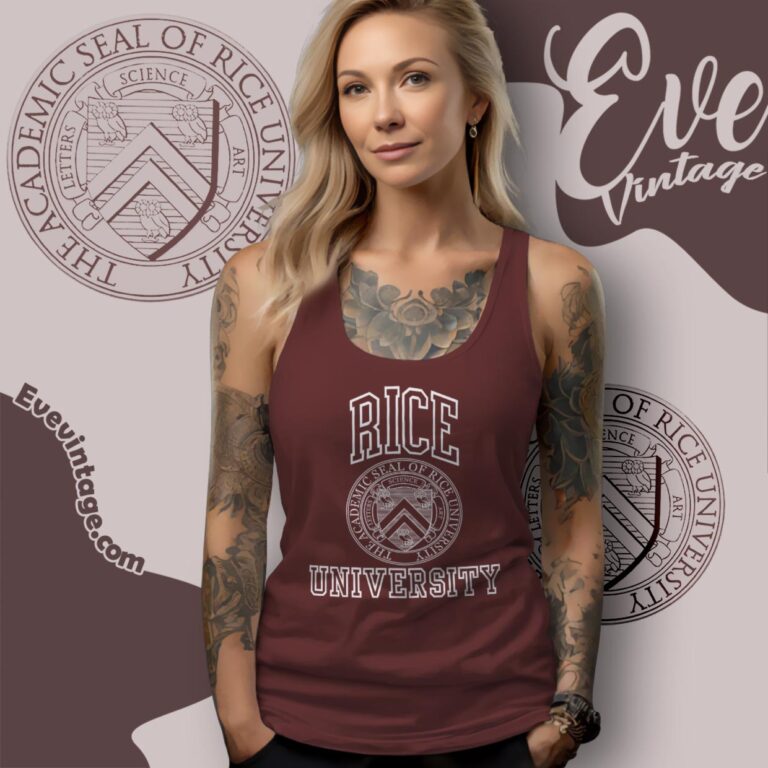 Rice University Owls Shirt Tank Top Racerback Rice University Owls Shirt Tank Top Racerback
