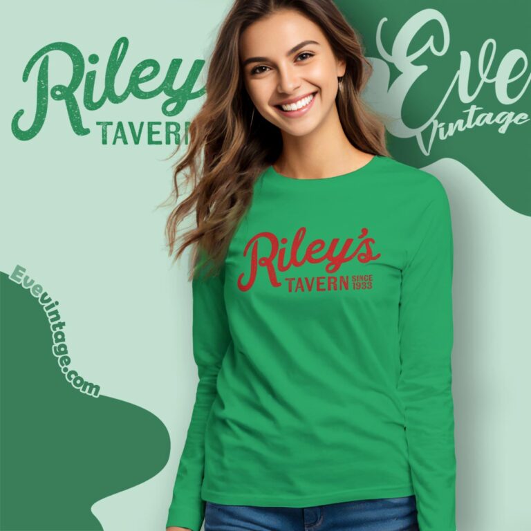 Riley's Tavern Shirt Texas Dive Bar Long Sleeve Tee Riley's Tavern Shirt Texas Dive Bar Long Sleeve Tee