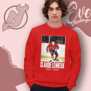 Rip Claude Lemieux New Jersey Devils Sweatshirt