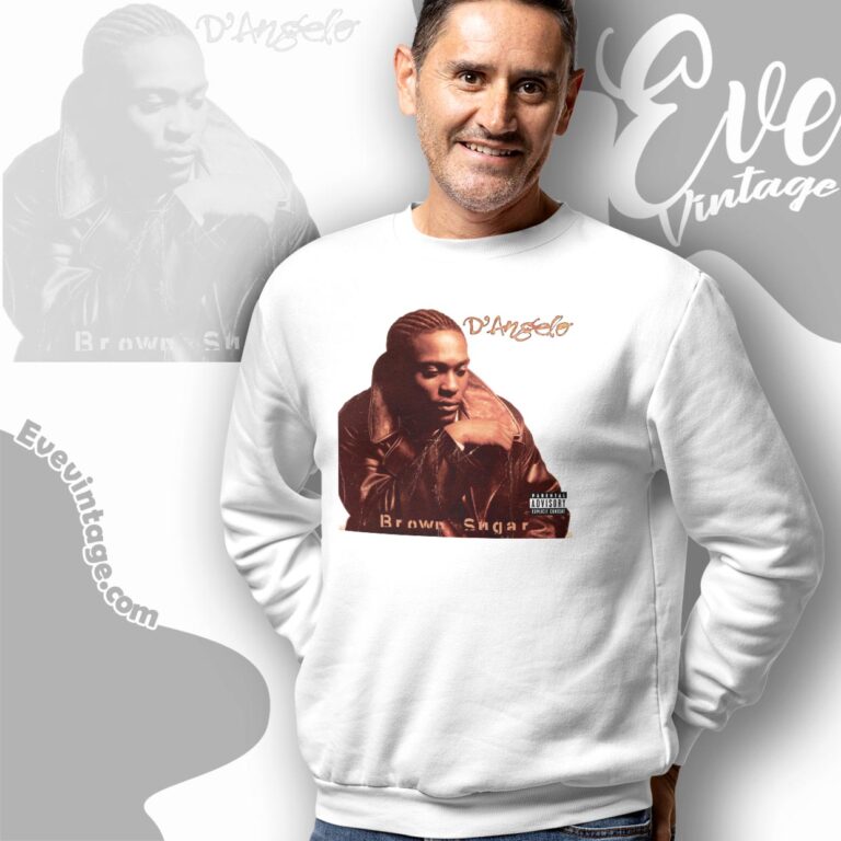 Rip D’angelo Shirt Brown Sugar Timeless Album Tee Sweatshirt Rip D’angelo Shirt Brown Sugar Timeless Album Tee Sweatshirt