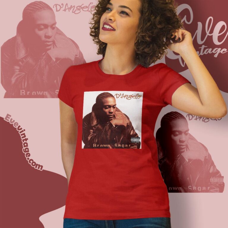 Rip D’angelo Shirt Brown Sugar Timeless Album Tee Women T shirt Rip D’angelo Shirt Brown Sugar Timeless Album Tee Women T shirt