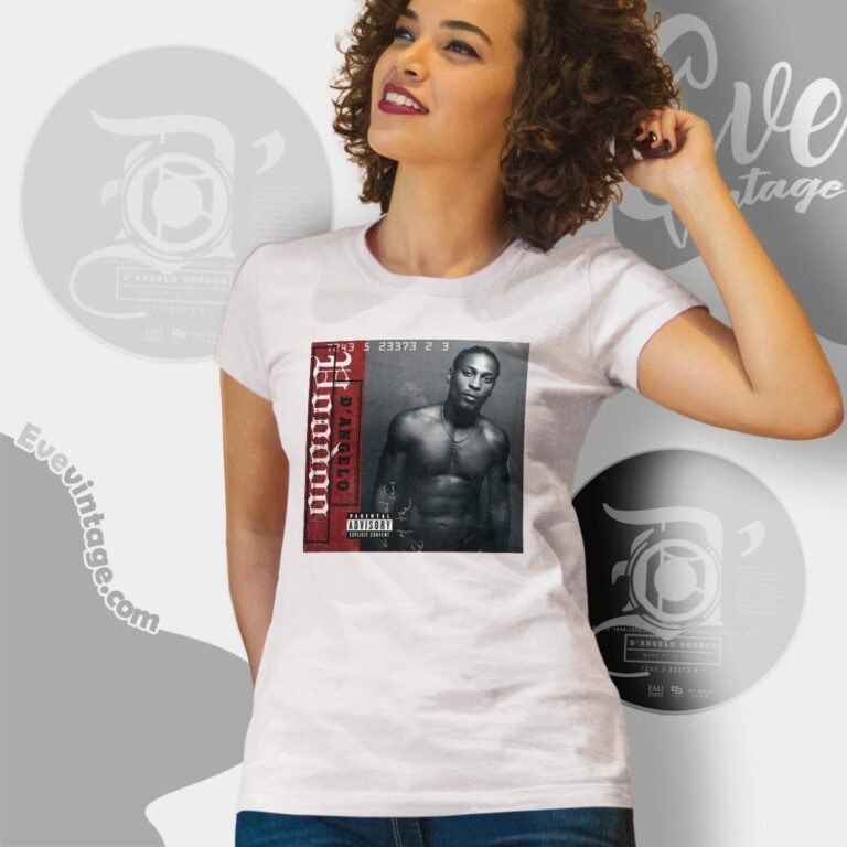Rip D’angelo Shirt Voodoo 1 Album Cover Tee Women T shirt Rip D’angelo Shirt Voodoo 1 Album Cover Tee Women T shirt