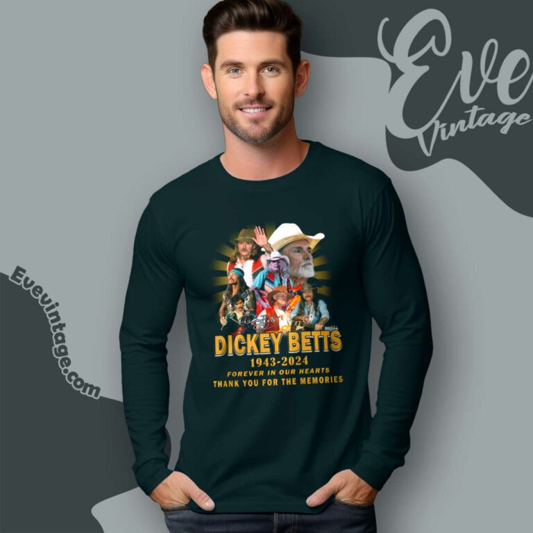 Rip Dickey Betts Legends Never Die Shirt Thank You For The Memory Long Sleeve Tee Rip Dickey Betts Legends Never Die Shirt Thank You For The Memory Long Sleeve Tee