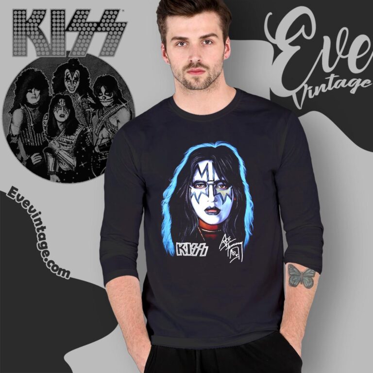 Rip Kiss Ace Frehley Shirt 1978 Solo Album Tee Long Sleeve Tee Rip Kiss Ace Frehley Shirt 1978 Solo Album Tee Long Sleeve Tee