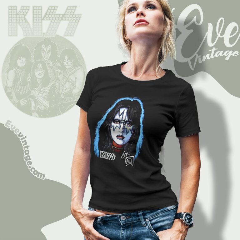 Rip Kiss Ace Frehley Shirt 1978 Solo Album Tee Women T shirt Rip Kiss Ace Frehley Shirt 1978 Solo Album Tee Women T shirt