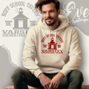 Roff School Tavern Meadville Pa Dive Bar Hoodie