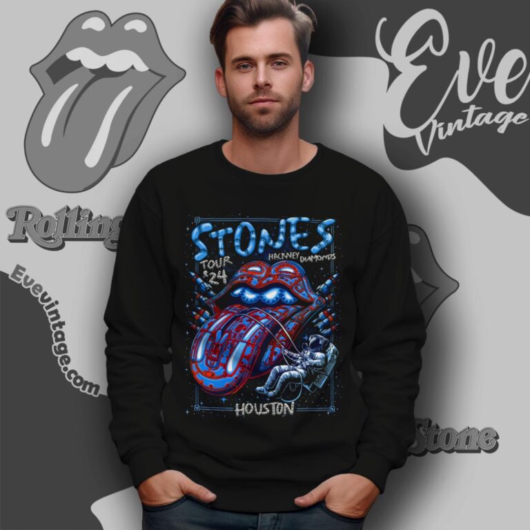 Rolling Stones Hackney Diamonds Tour 2024 Houston Shirt Sweatshirt Rolling Stones Hackney Diamonds Tour 2024 Houston Shirt Sweatshirt