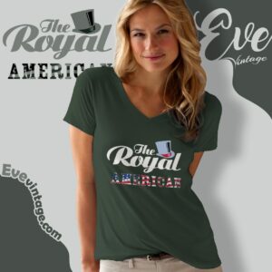 Royal American Bar Shirt Charleston South Carolina Dive Bar Tee V Neck TShirt