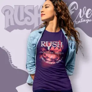 Rush Clockwork Angels Black 2012 Shirt Women T shirt