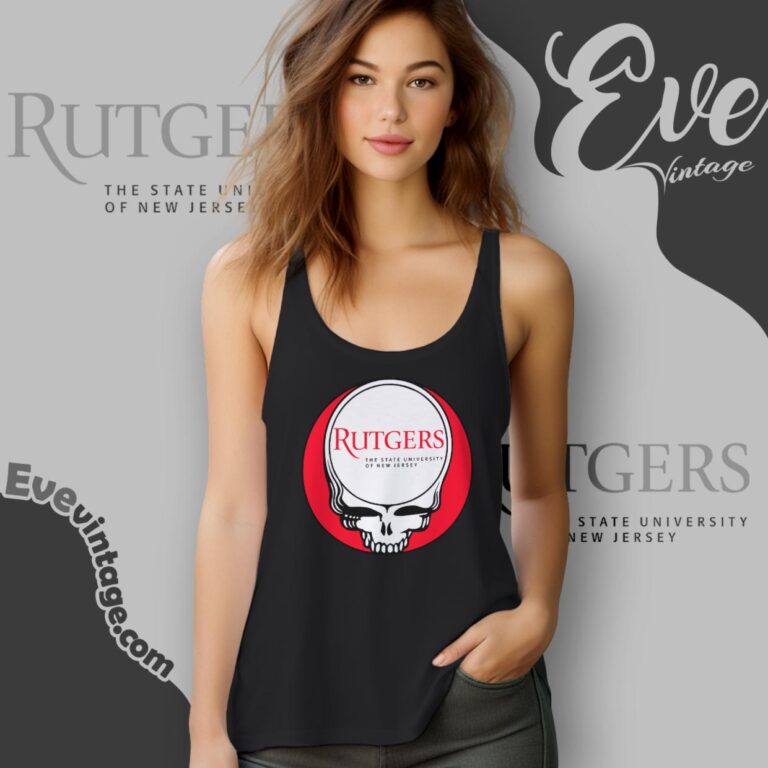 Rutgers University New Brunswick Steal Your Face Grateful Dead Shirt Tank Top Racerback Rutgers University New Brunswick Steal Your Face Grateful Dead Shirt Tank Top Racerback