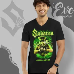 Sabaton Attack Of The Dead Men V Neck TShirt