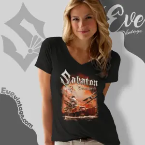Sabaton Bismarck V Neck TShirt