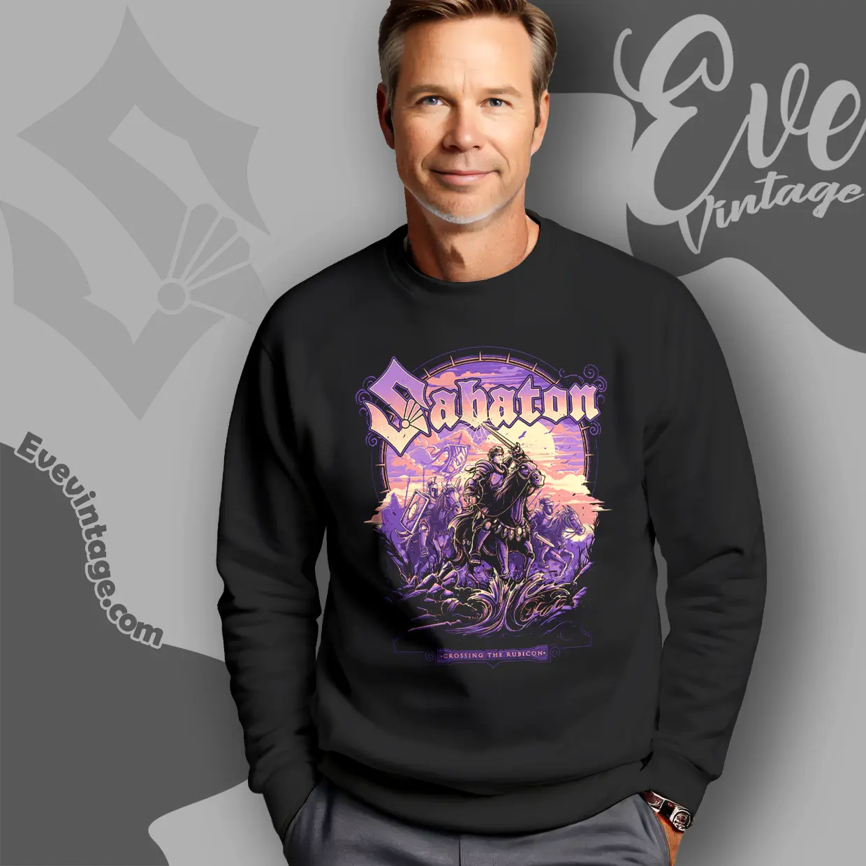 Sabaton Caesars Crossing The Rubcon Sweatshirt Sabaton Caesars Crossing The Rubcon Sweatshirt