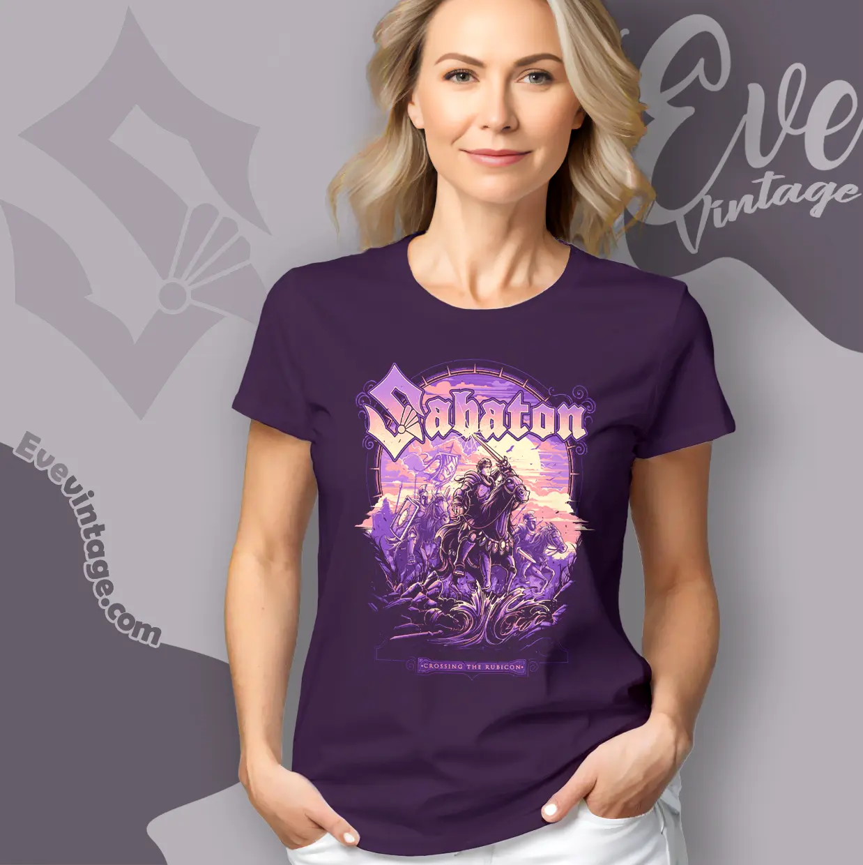 Sabaton Caesars Crossing The Rubcon Women T shirt Sabaton Caesars Crossing The Rubcon Women T shirt