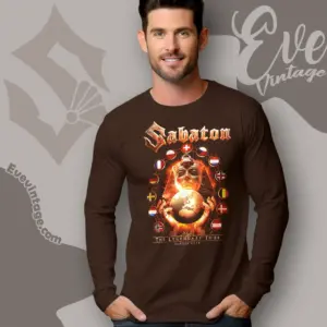 Sabaton Flags Of Europe 2025 Long Sleeve Tee
