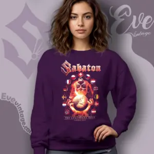 Sabaton Flags Of Europe 2025 Sweatshirt