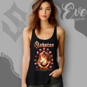 Sabaton Flags Of Europe 2025 Tank Top Racerback