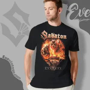 Sabaton Legends Cover Art T shirt