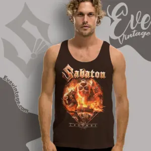 Sabaton Legends Cover Art Tank Top Racerback