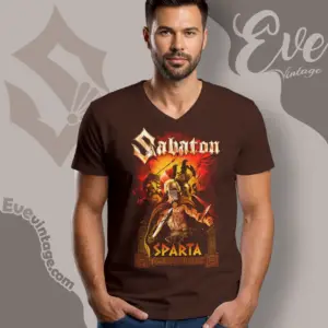 Sabaton Sparta V Neck TShirt