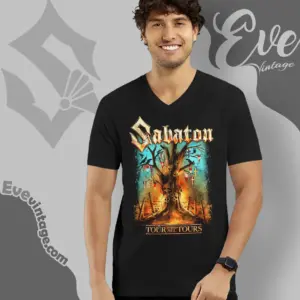 Sabaton The Tour To End All Tours 2024 V Neck TShirt