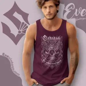 Sabaton To Hell And Back Tank Top Racerback