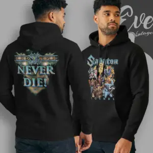 Sabaton Vault Of Legends Blue Hoodie