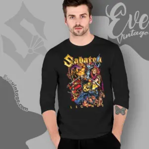 Sabaton Vault Of Legends Purple Long Sleeve Tee