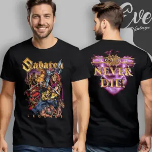 Sabaton Vault Of Legends Purple T shirt