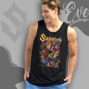Sabaton Vault Of Legends Purple Tank Top Racerback