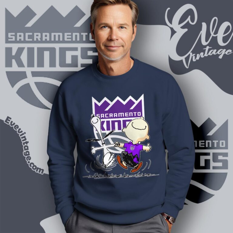 Sacramento Kings Charlie Brown Snoopy Happy Dancing Shirt Sweatshirt Sacramento Kings Charlie Brown Snoopy Happy Dancing Shirt Sweatshirt