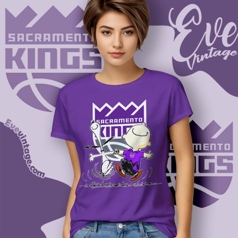 Sacramento Kings Charlie Brown Snoopy Happy Dancing Shirt Women T Shirt Sacramento Kings Charlie Brown Snoopy Happy Dancing Shirt Women T Shirt