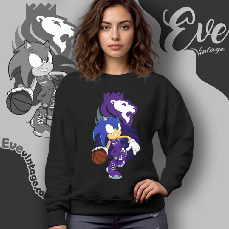 Sacramento Kings Sonic The Hedgehog Shirt Sweatshirt Sacramento Kings Sonic The Hedgehog Shirt Sweatshirt