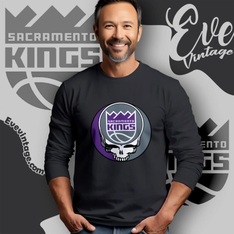 Sacramento Kings Steal Your Face Grateful Dead Shirt Long Sleeve Tee Sacramento Kings Steal Your Face Grateful Dead Shirt Long Sleeve Tee