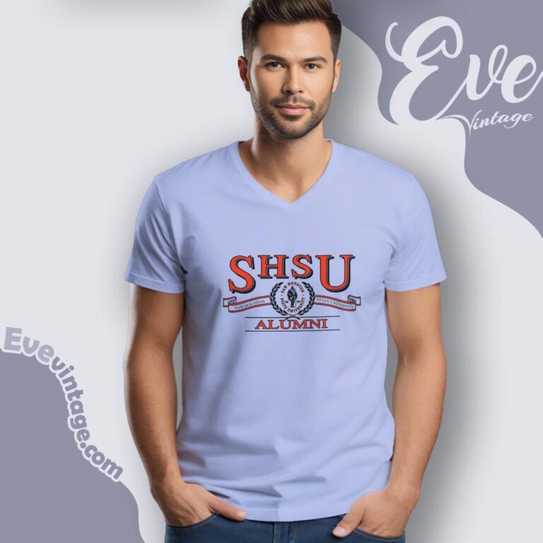 Sam Houston State University Shirt V Neck TShirt Sam Houston State University Shirt V Neck TShirt