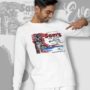 Sams Hawaiian Village Retro Tiki Bar Sweatshirt