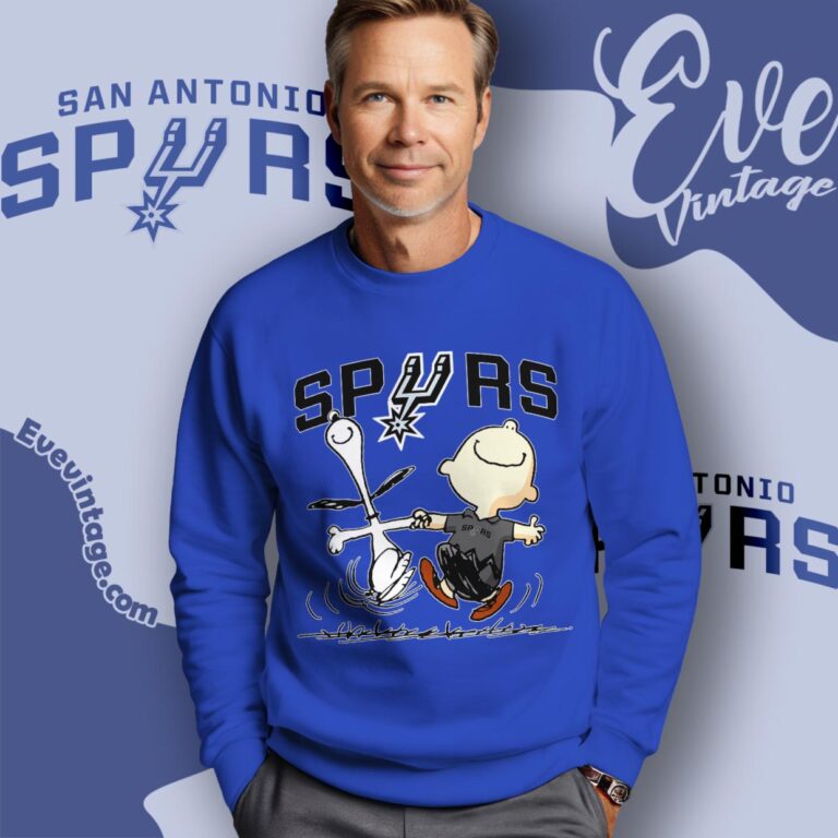 San Antonio Spurs Charlie Brown Snoopy Happy Dancing Shirt Sweatshirt San Antonio Spurs Charlie Brown Snoopy Happy Dancing Shirt Sweatshirt