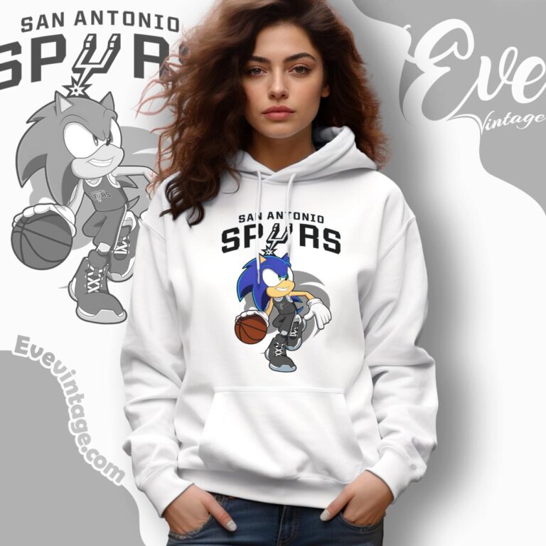 San Antonio Spurs Sonic The Hedgehog Shirt Hoodie San Antonio Spurs Sonic The Hedgehog Shirt Hoodie