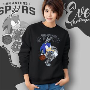 San Antonio Spurs Sonic The Hedgehog Shirt Sweatshirt