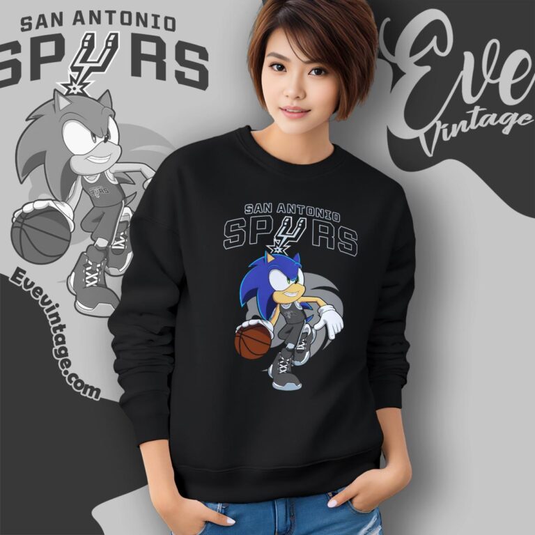 San Antonio Spurs Sonic The Hedgehog Shirt Sweatshirt San Antonio Spurs Sonic The Hedgehog Shirt Sweatshirt