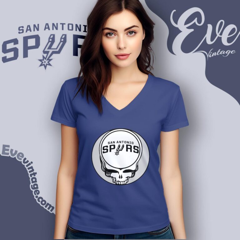 San Antonio Spurs Steal Your Face Grateful Dead Shirt V Neck TShirt San Antonio Spurs Steal Your Face Grateful Dead Shirt V Neck TShirt